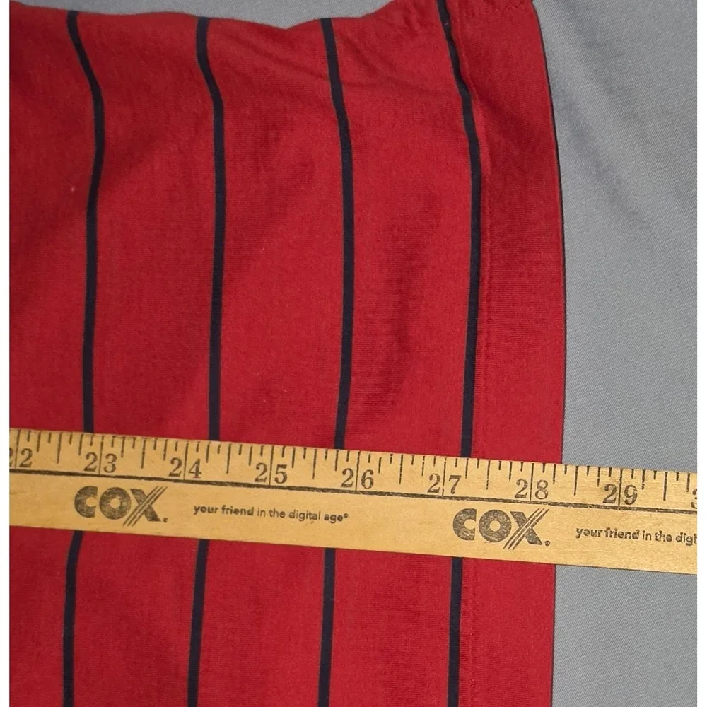 Polo Ralph Lauren 2008 US Open Tennis Red Striped‎ Polo Shirt Men XL
